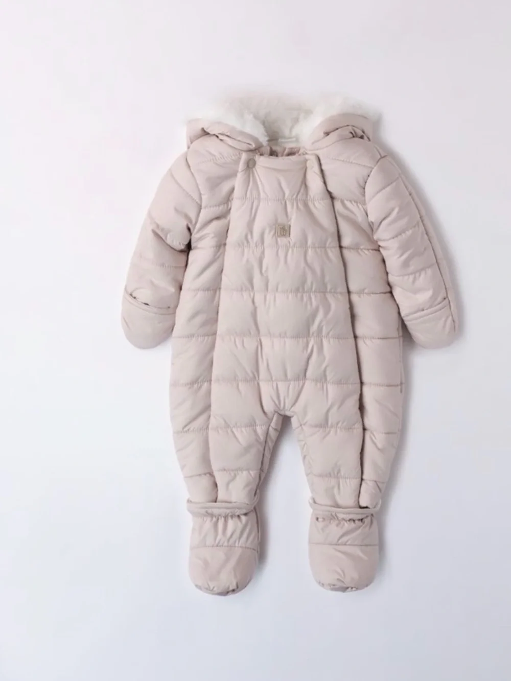 Baby's Winter Overall Unisex Size 3-6 Months One Piece with a hat